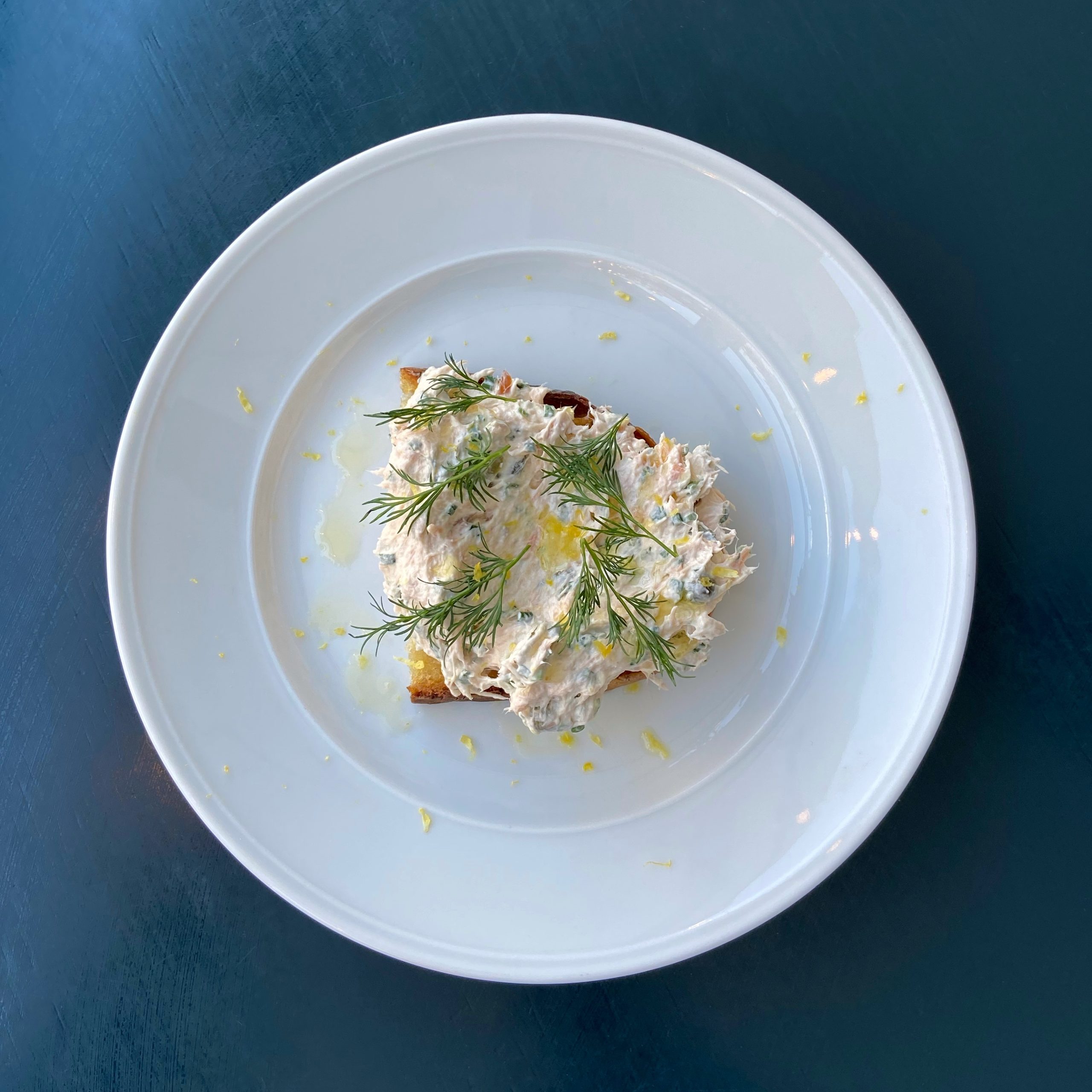 rökt laxröra förrätt